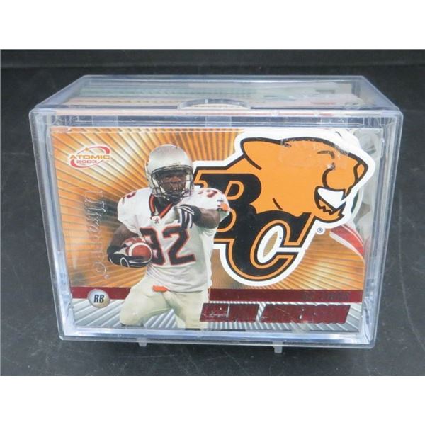 2003 Atomic CFL Red Football Almost Complete Set BV $150