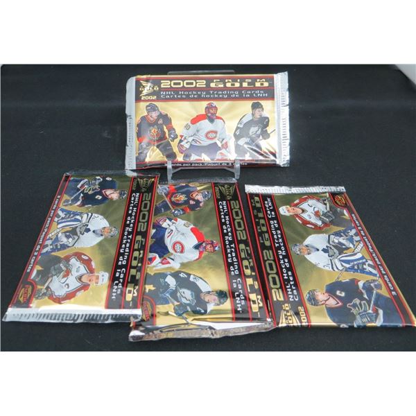4 Sealed Packs Of 2002 Pacific Prism McDonald's Hockey Cards