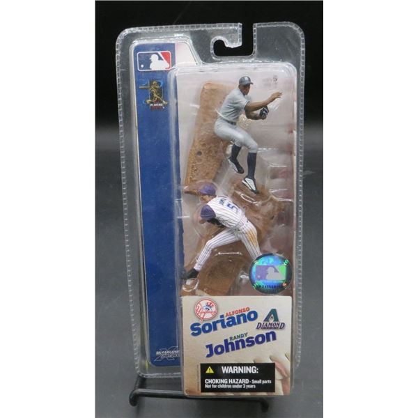 2004 McFarlane Sports Picks Alonso Soriano & Randy Johnson Mini Figure Pack