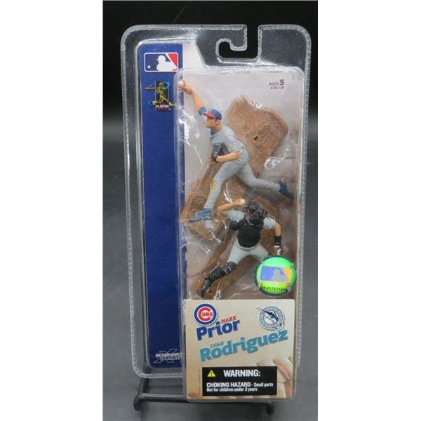 2004 McFarlane Sports Picks Mark Prior & Ivan Rodriguez Mini Figure Pack
