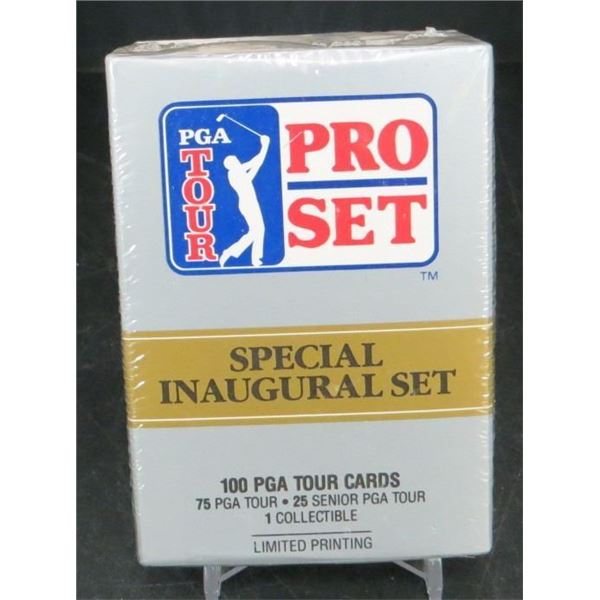 1990 PGA Golf Tour Pro Set Special Inaugural Hobby Factory Sealed Set- 100 Cards
