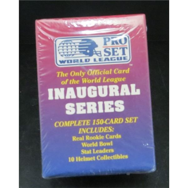 1991 Pro Set World League Inaugural Series Football Card Set Factory Sealed