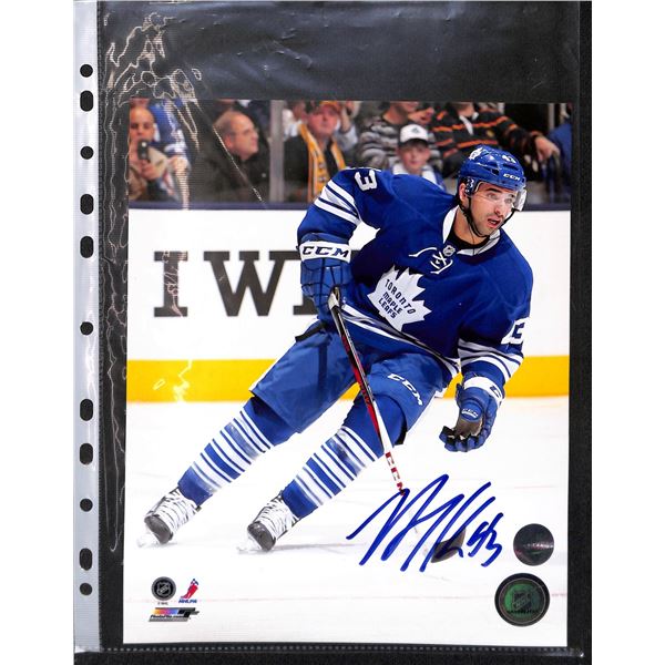 Nazem Kadri Toronto Maple Leafs 8x10 Autographed Photo with Pro Am COA