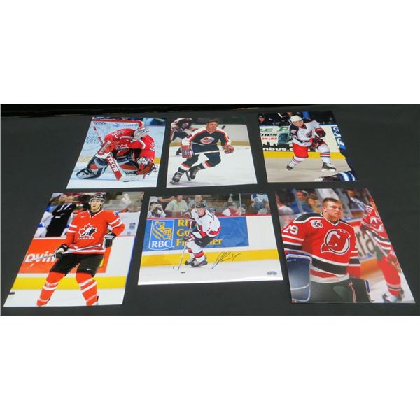 6 Hockey NHL/Team Canada 8x10 Photos With 1 Autographed Photo