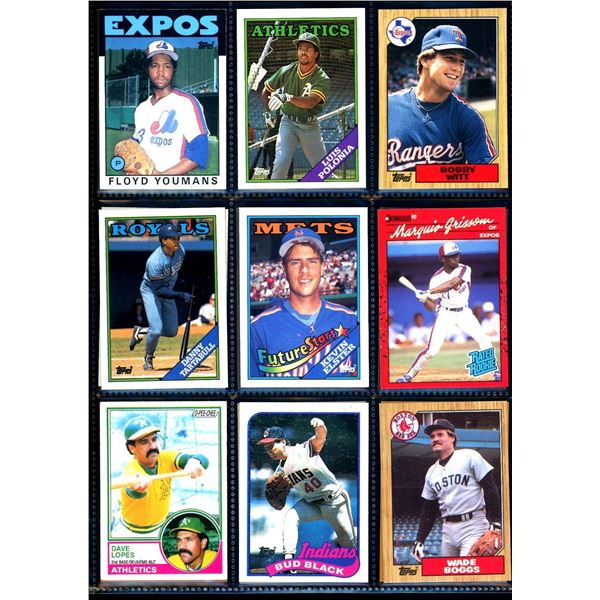 Lot of 18 Various Vintage Baseball Cards Various Players & Teams