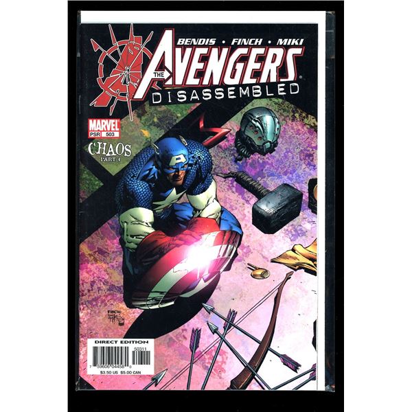 Marvel Avengers Disassembled #503