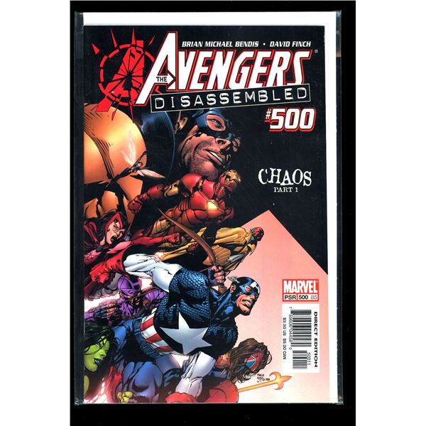 Marvel Avengers Disassembled #500