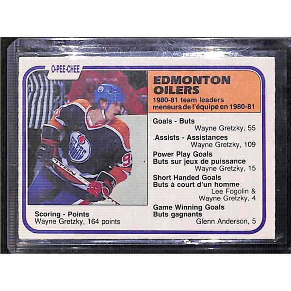 1981-82 O-Pee-Chee #126 Wayne Gretzky BV $75