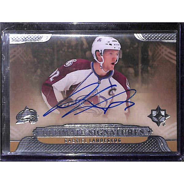 2013-14 Ultimate Collection Ultimate Signatures #USGL Gabriel Landeskog BV $35