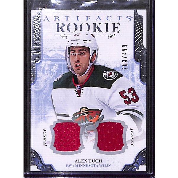 2017-18 Artifacts Materials Silver #180 Alex Tuch 203/499 BV $30