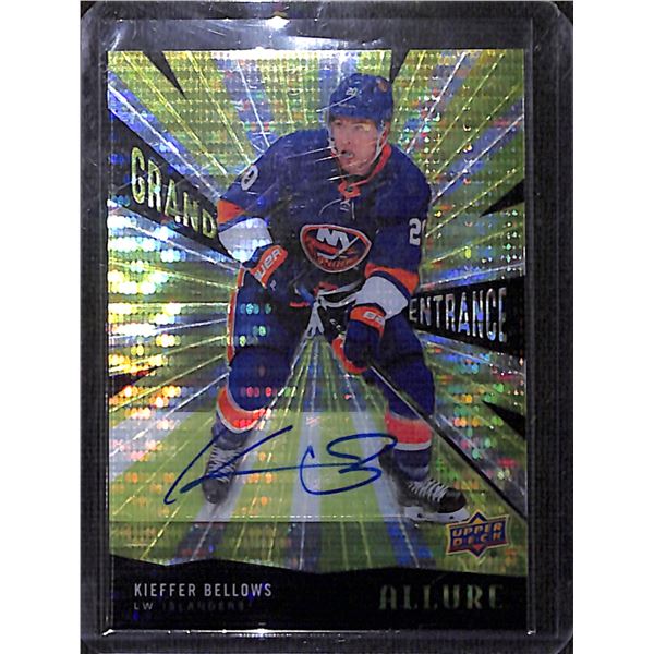 2020-21 Upper Deck Allure Grand Entrance Autographs Green #GE9 Kieffer Bellows