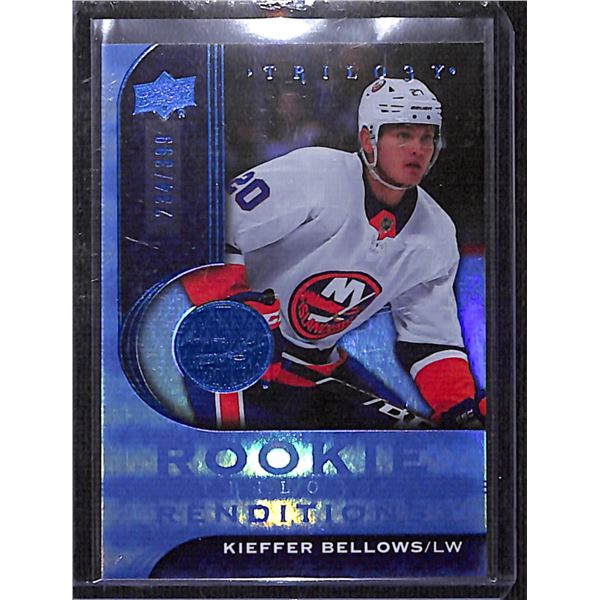 2020-21 Upper Deck Trilogy Rookie Renditions Blue #RR22 Kieffer Bellows 234/399