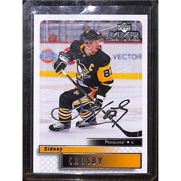2019-20 Upper Deck MVP Stanley Cup Edition 20th Anniversary Silver Script #6 Sidney Crosby