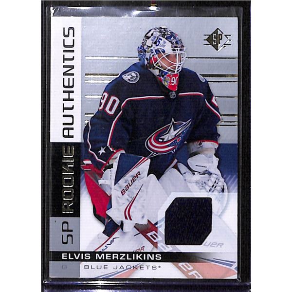 2019-20 SP Rookie Jerseys #109 Elvis Merzlikins