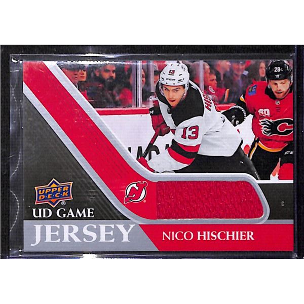 2020-21 Upper Deck Game Jerseys #GJNH Nico Hischier