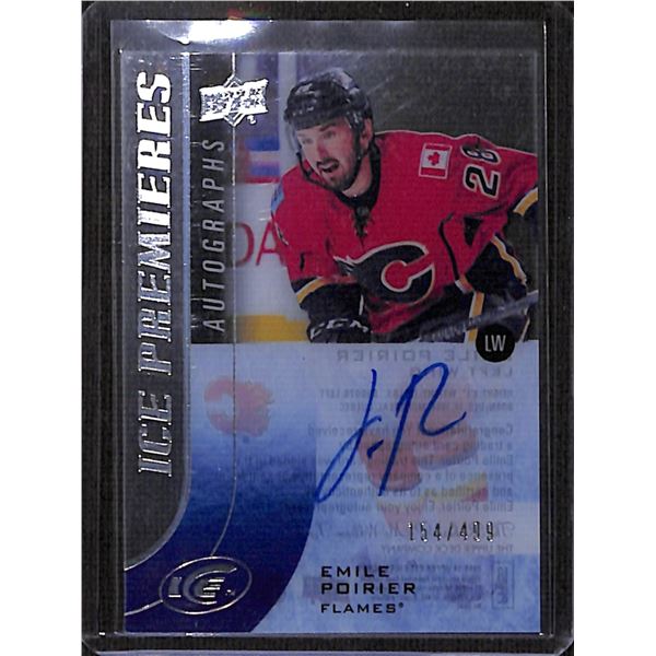 2015-16 Upper Deck Ice Ice Premieres Autographs #IPAEP Emile Poirier AU 154/499