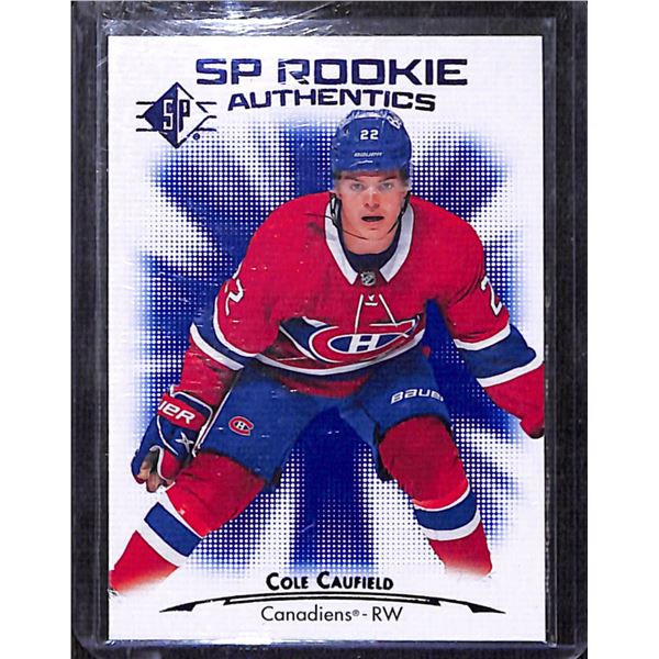 2021-22 SP Blue Rookie Card #124 Cole Caufield