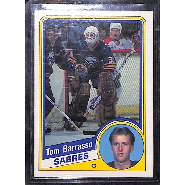 1984-85 O-Pee-Chee #18 Tom Barrasso RC BV $40