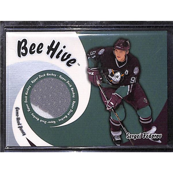 2003-04 Beehive Jerseys #JT35 Sergei Fedorov