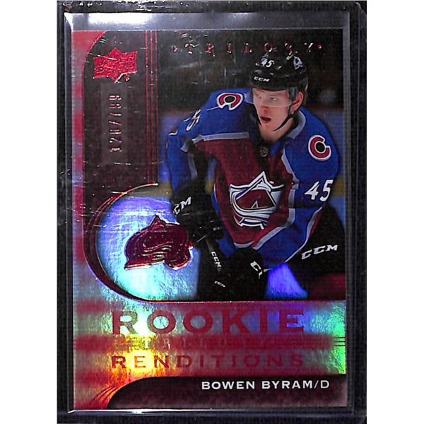 2020-21 Upper Deck Trilogy Rookie Renditions Red #RR30 Bowen Byram 120/799
