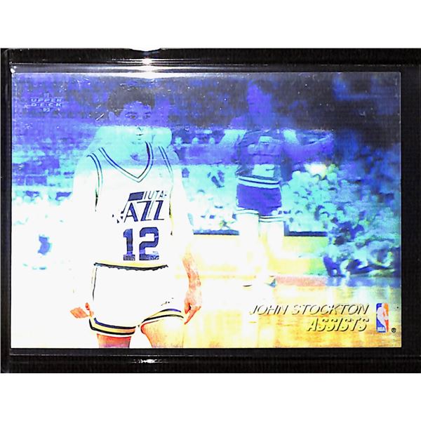 1991-92 Upper Deck Award Winner Holograms #AW3 John Stockton