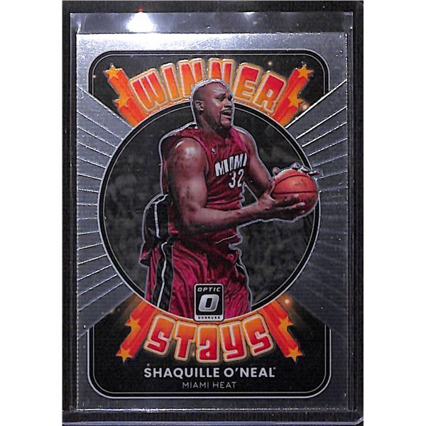 2021-22 Donruss Optic Winner Stays #9 Shaquille O'Neal