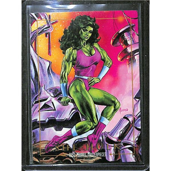 1992 SkyBox Marvel Masterpieces #82 She-Hulk
