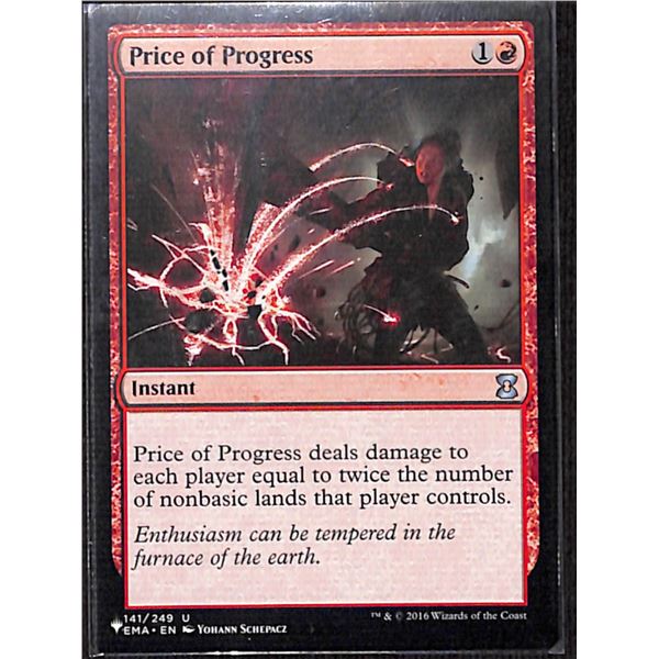 Magic the Gathering Price of Progress The List