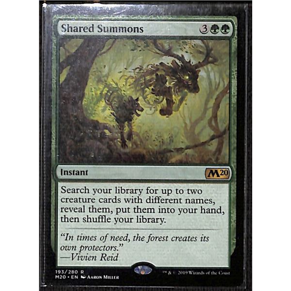 Magic the Gathering Shared Summons Core Set 2020
