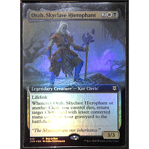 Magic the Gathering Orah, Skyclave Hierophant FOIL Extended Art Zendikar Rising