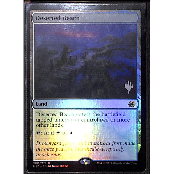 Magic the Gathering Deserted Beach FOIL Innistrad Midnight Hunt