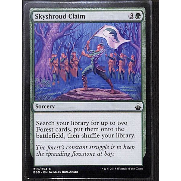 Magic the Gathering Skyshroud Claim Battlebond
