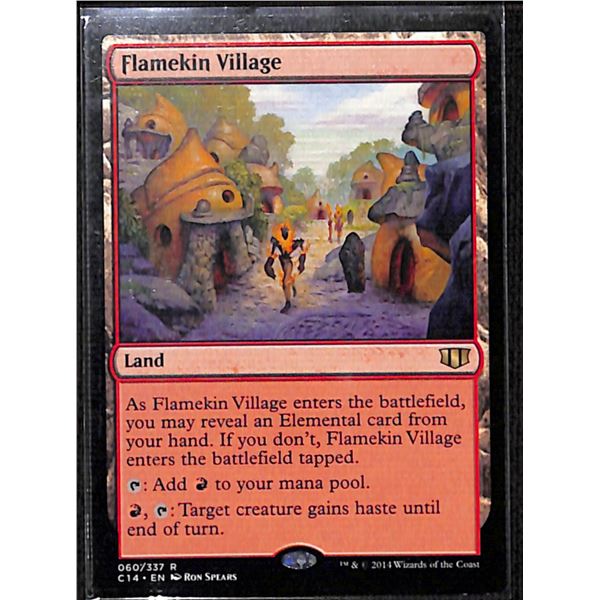 Magic the Gathering Flamekin Village Commander 2014