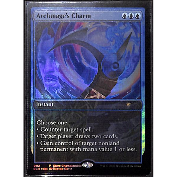 Magic the Gathering Archmage's Charm Store Championship 2022 Foil
