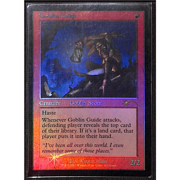 Magic the Gathering Goblin Guide FOIL Retro Frame Love Your LGS 2021