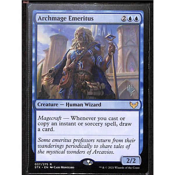 Magic the Gathering Archmage Emeritus Strixhaven: School of Mages