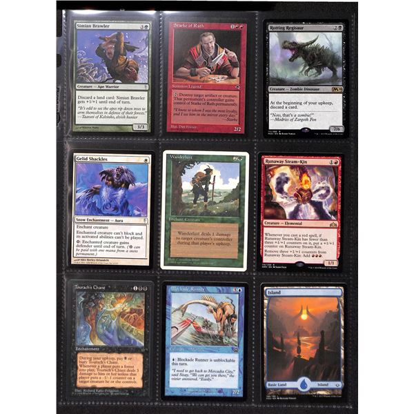 Lot Of 9 Various Magic The Gathering Cards Various Sets & Colors