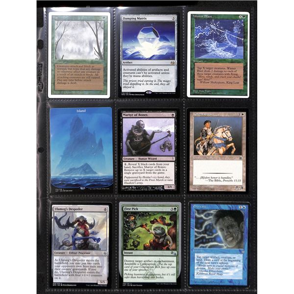Lot Of 9 Various Magic The Gathering Cards Various Sets & Colors