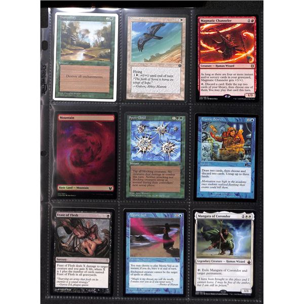 Lot Of 9 Various Magic The Gathering Cards Various Sets & Colors