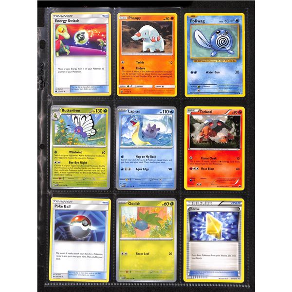 Lot Of 18 Various Pokemon Collector Cards