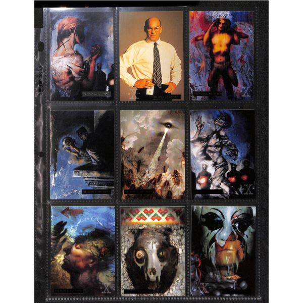 Lot of 9 Various X-Files Collector Cards