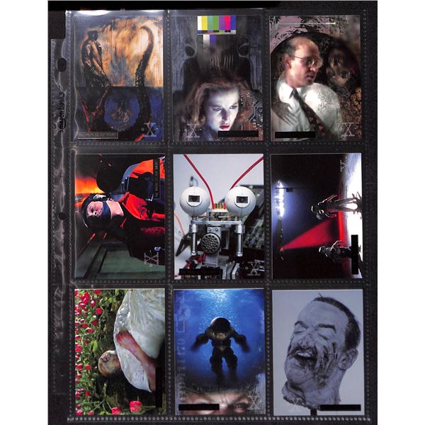 Lot of 9 Various X-Files Collector Cards