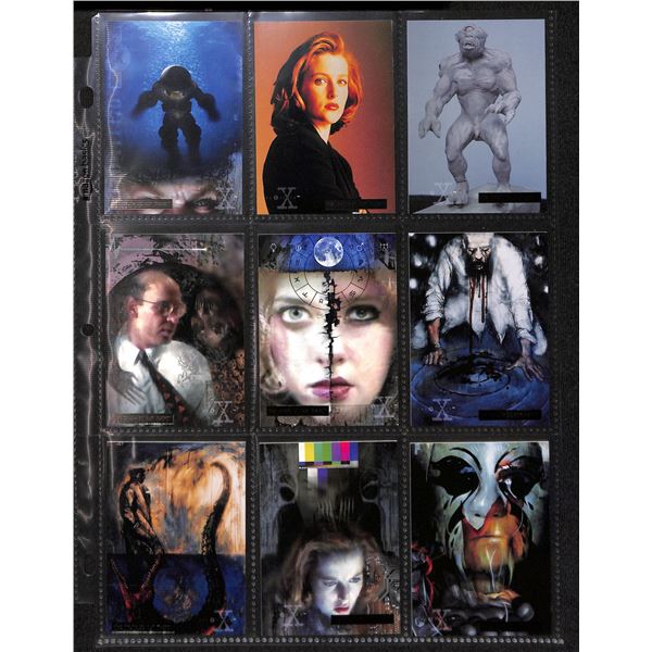 Lot of 9 Various X-Files Collector Cards