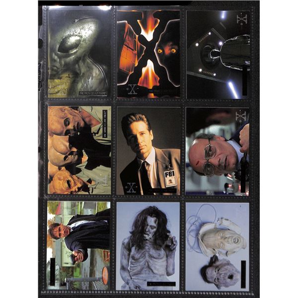 Lot of 9 Various X-Files Collector Cards