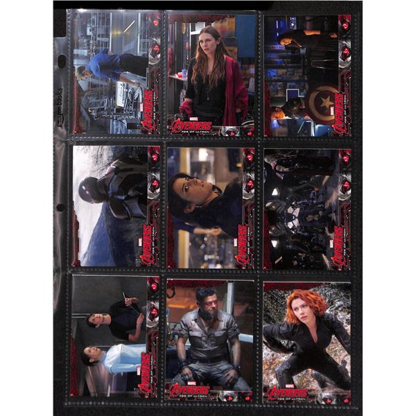 Lot Of 9 Various Marvel Collector Cards