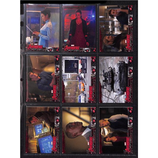 Lot Of 9 Various Marvel Collector Cards