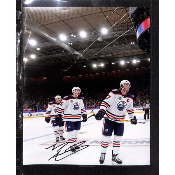 Edmonton Oilers Evan Bouchard Autographed 8x10 Photo
