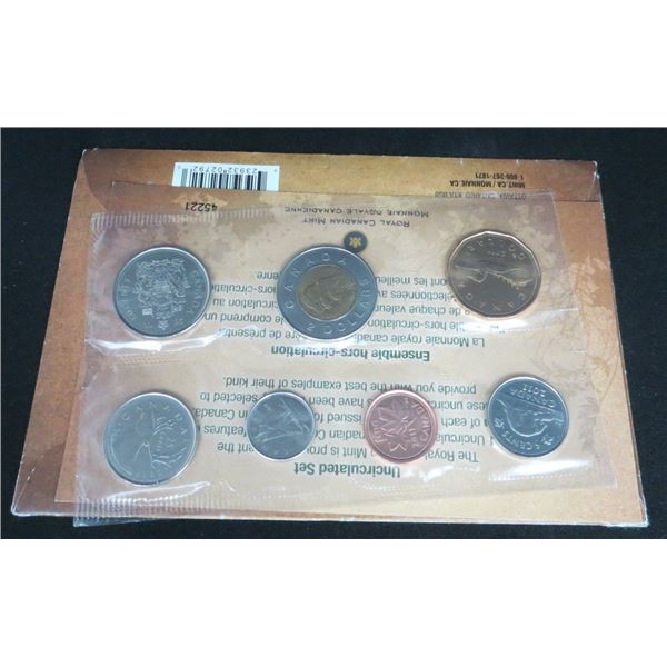 Royal Canadian Mint 2011 Uncirculated 7 Coin Set