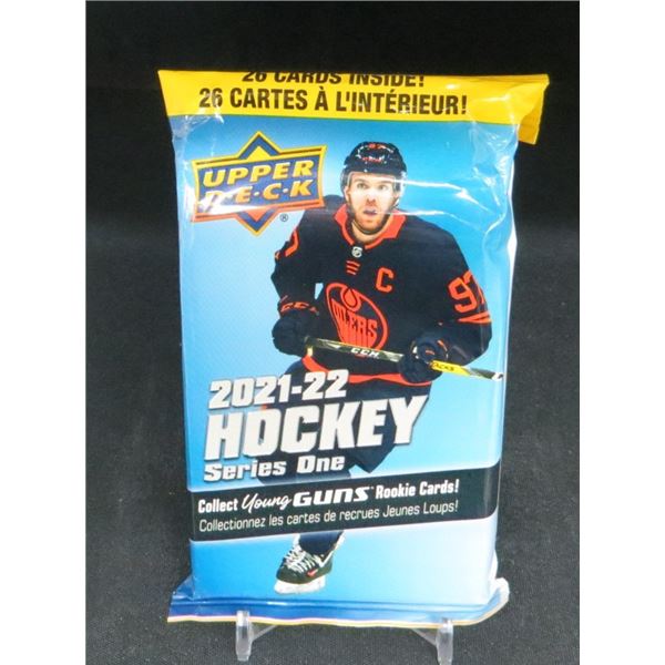 2021-22 Upper Deck Series One Hockey Fat Pack 26 Cards Factory Sealed