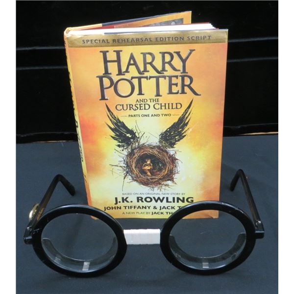 Harry Potter Picture Frame Glasses & Hard Cover Book